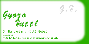 gyozo huttl business card